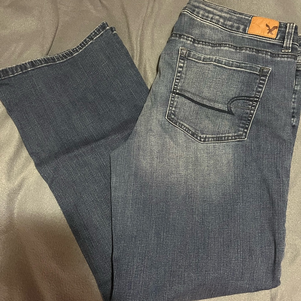 American Eagle Outfitters Blue Straight Jeans